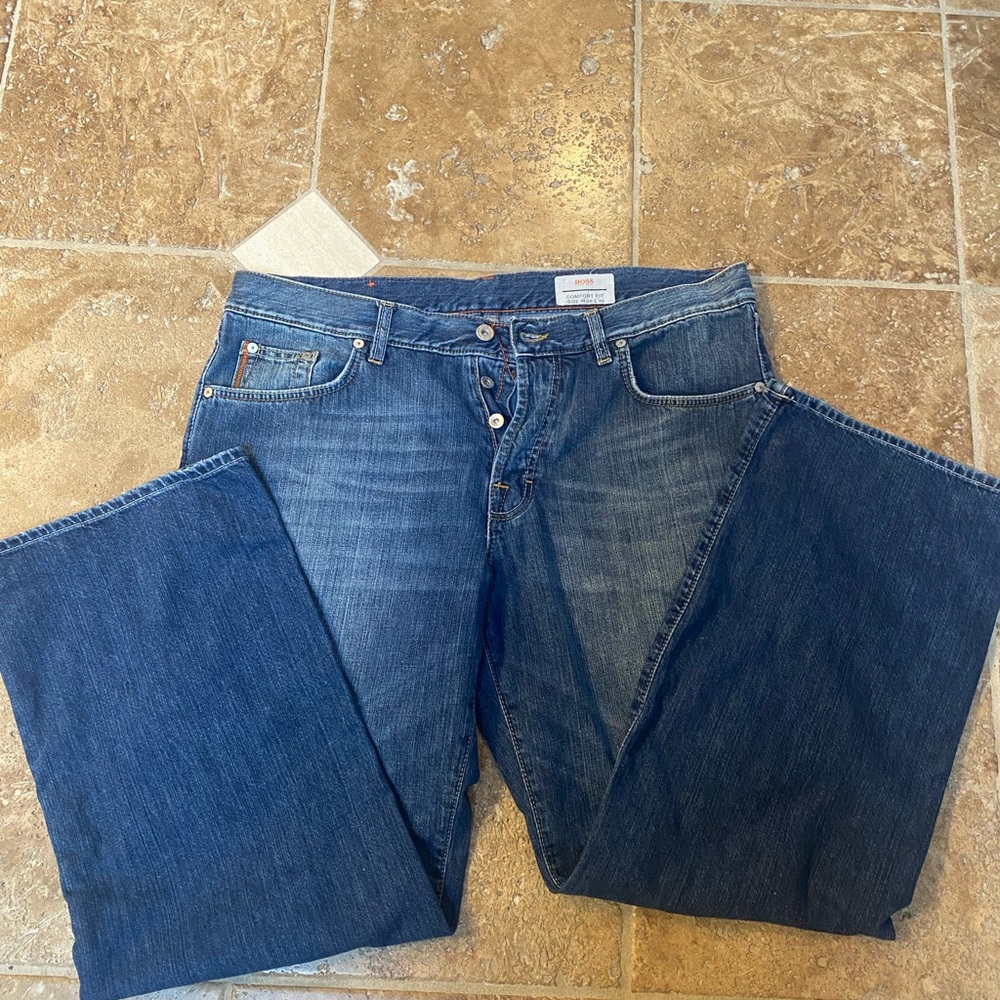 Hugo Boss Men's Relaxed Fit Denim Jeans